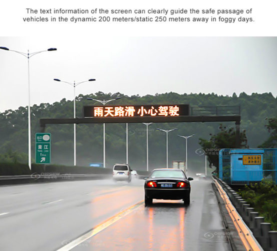 Tela LED de alto brilho