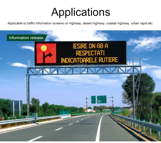 Tela de LED de trânsito