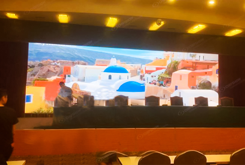 Tela interna de conferência de alta definição P2.5 para uma unidade do governo na China