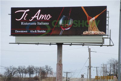 Outdoor de LED com ventilação oca C-Vent Outdoor P10 nos EUA